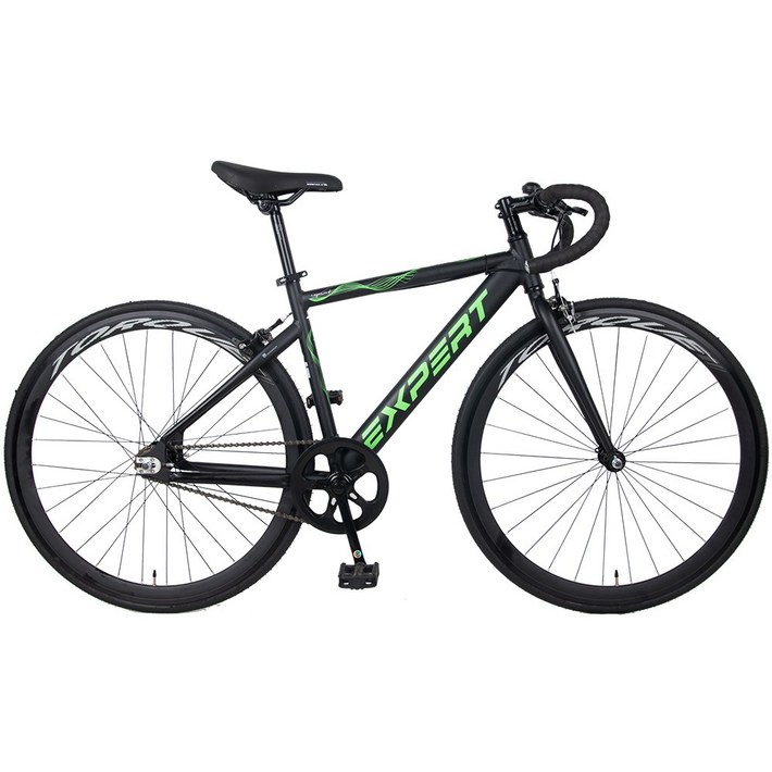 미조립박스 2025 삼천리자전거 엑스퍼트 700C 알루미늄 프레임 픽시 자전거, 1개, 164cm, 440네온그린