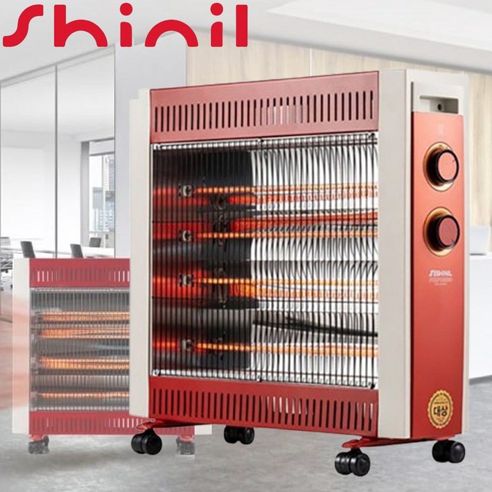 신일전자 이동식 카본 전기히터 업소용 대형 전기 난로 원적외선 난방기 사무실 스토브히터