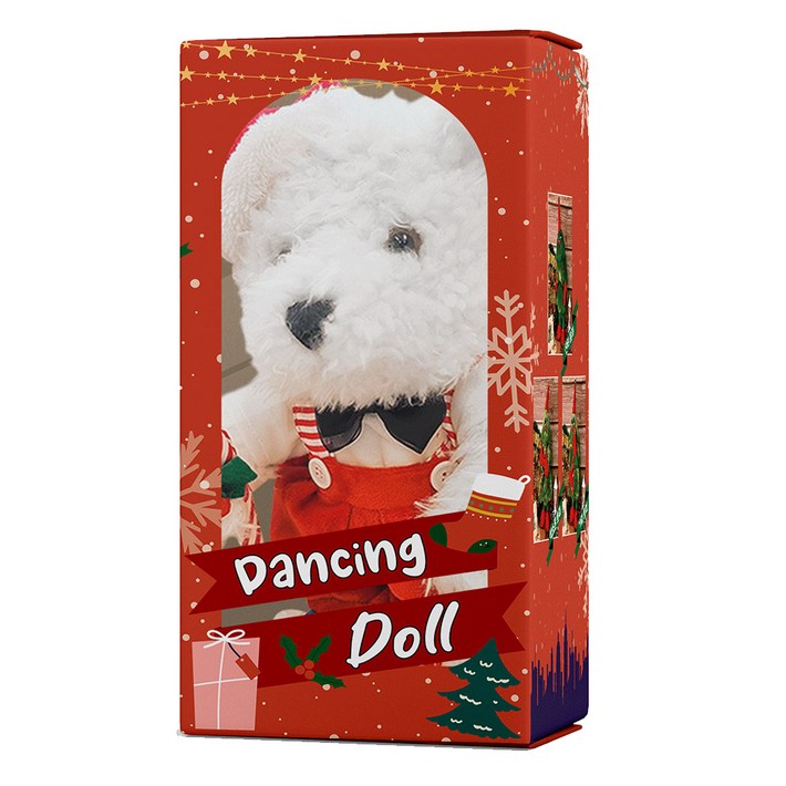 케바케 말하는 춤추는 노래하는 인형 트리 곰돌이 루돌프 말따라하는 움직이는 장난감 ip0222326C