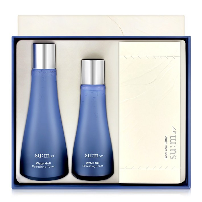 숨37도 워터풀 리프레싱 진정 수분 스킨 토너 대용량 기획세트, 1세트 숨37도 워터풀 리프레싱 진정 수분 스킨 토너 대용량 기획세트, 1세트