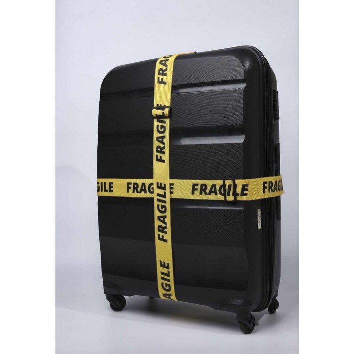 캐리어 스트랩 터짐 방지 고정 fragile 트래블 벨트, 2세트