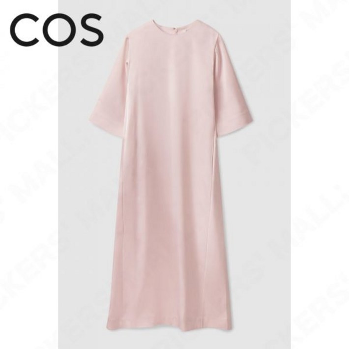 COS 코스 롱 티셔츠 원피스 LIGHT PINK  라이트 핑크 101900