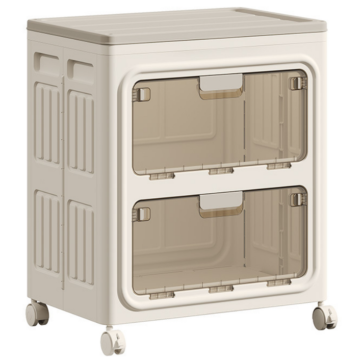 대용량 148L 접이식 리빙박스 이동식 다용도 수납 정리함