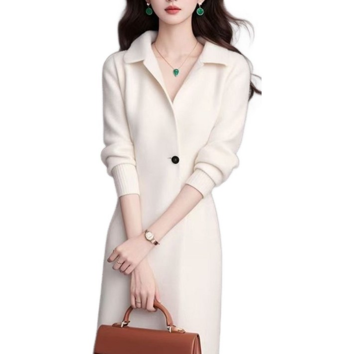 베루라 가디건겸원피스 브이넥원피스 저으찬원피스