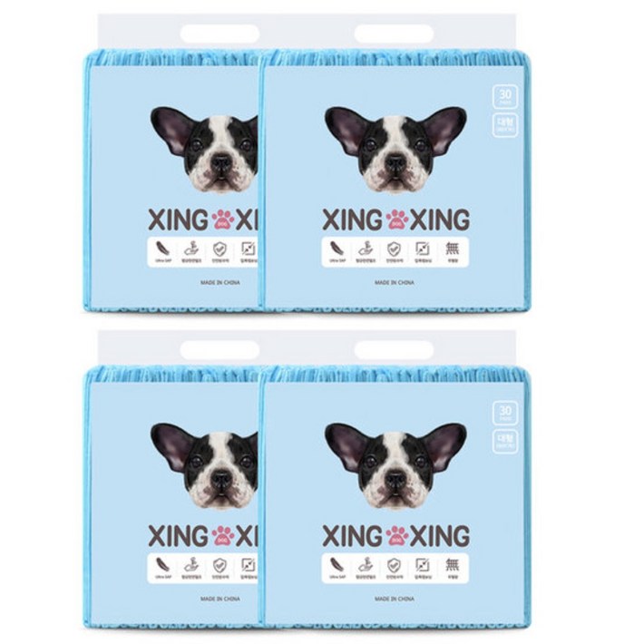 대형 흡수력 좋은 애견패드 바겐패드 대형 120매, 1개, 30개입