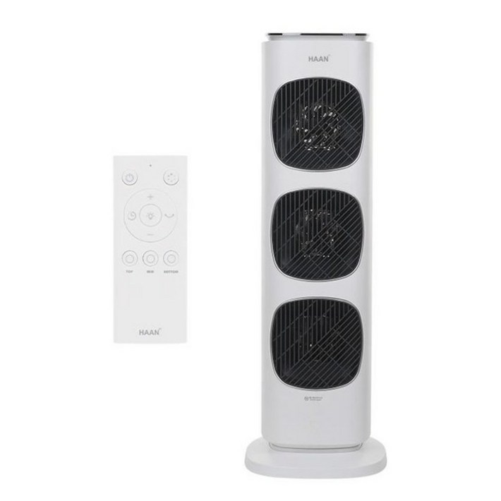 26년형 고스펙 한경희 BLDC PTC 온풍기 공기청정 무드등 가정용 사무실, 화이트