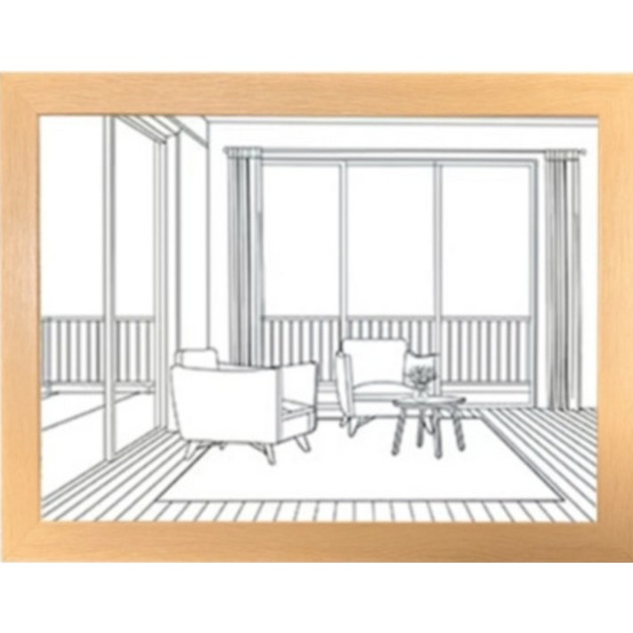 LED 그림 액자 무드등 대형, 가을풍경