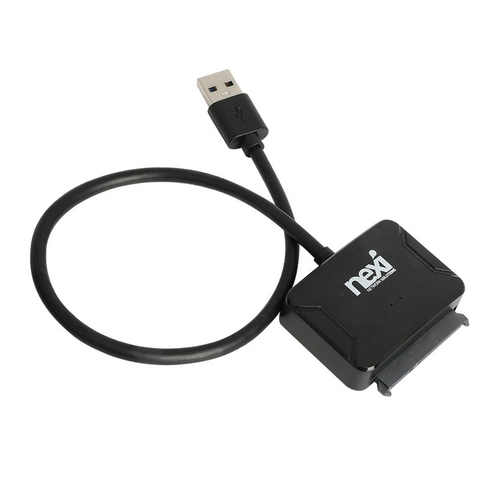 넥시 USB3.0 to SATA3 컨버터 USB허브 NXU30SC, 혼합색상