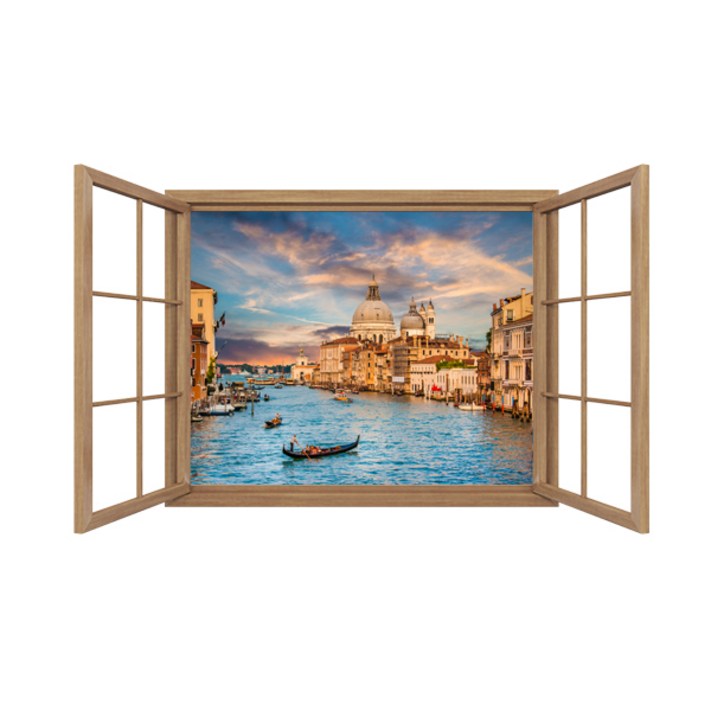 스위트 스페이스 3D입체 풍경 액자형 창문스티커 10