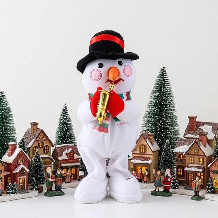 윈터벨 크리스마스 춤추는 댄싱 인형, 1개, 눈사람
