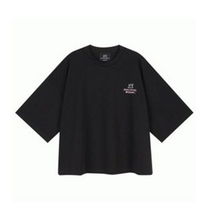 클라이드앤 여성 바스키아 로고 반팔 티셔츠 FO782