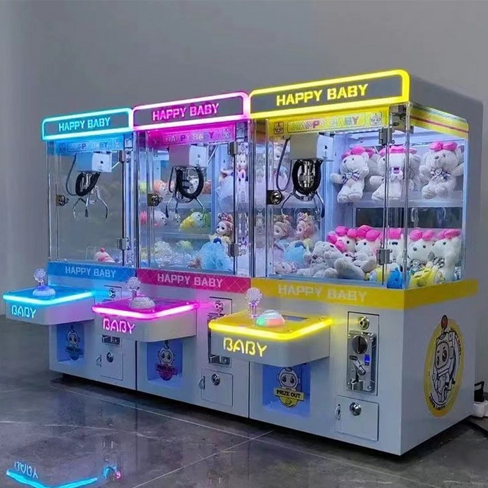 SD커머스 장난감 미니 인형 뽑기 기계, 옐로우, 1개