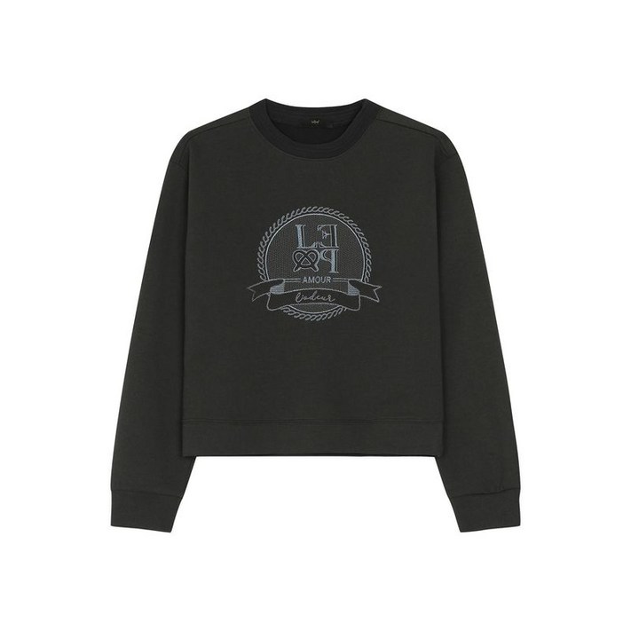 르샵 본사직영 자수 라운드넥 맨투맨LC48TS040