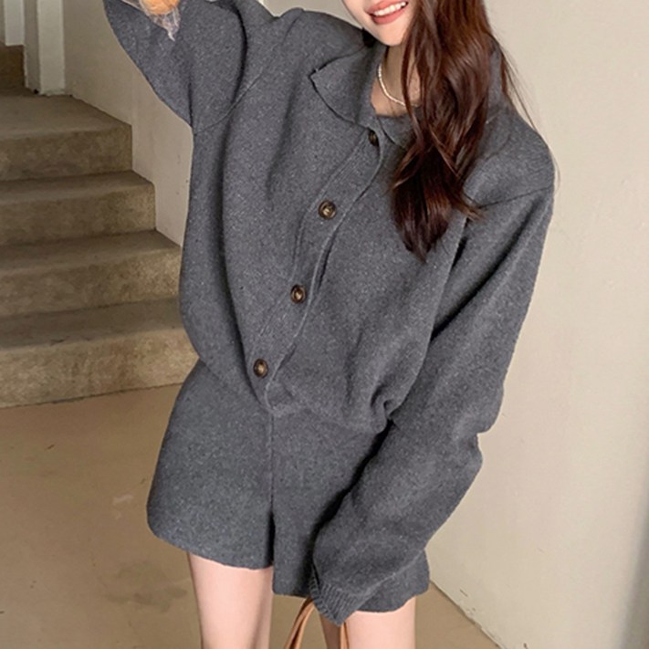 대박난박양 니트 가디건반바지 SET세일