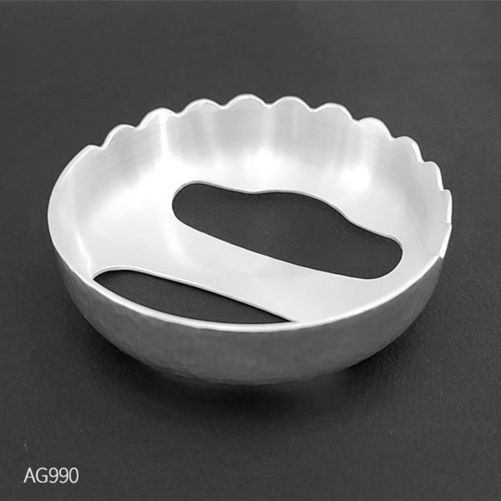 은괄사 은경락 바디마사지 순은 99 실버 50돈 접시형