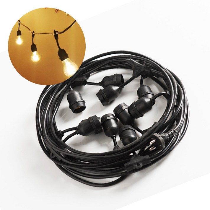 파티라이트 51115m 야외 방수 줄전구 줄조명