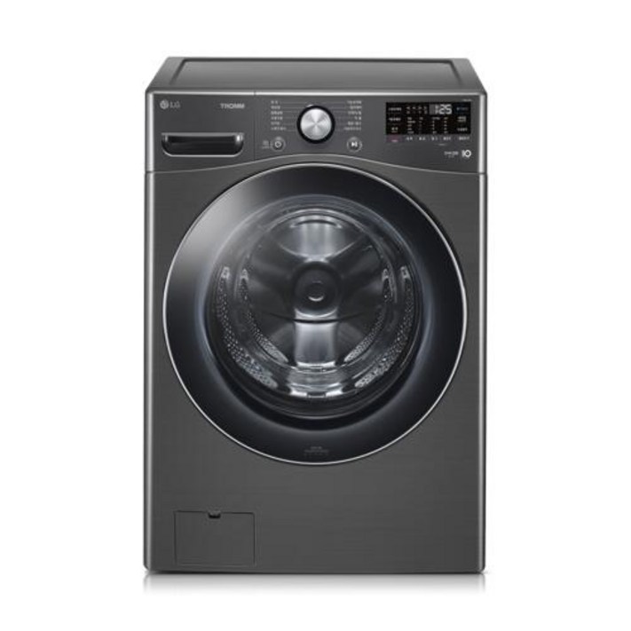세탁기24kg LG 트롬 드럼세탁기 블랙스테인리스F24KDA 세탁기24kg LG 트롬 드럼세탁기 블랙스테인리스F24KDA