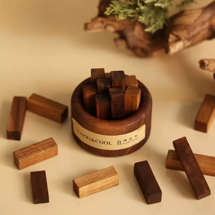 나무 향료 디퓨저 장식품, 차량용 및 실내 다양한 장면에서 사용 가능한 디퓨저