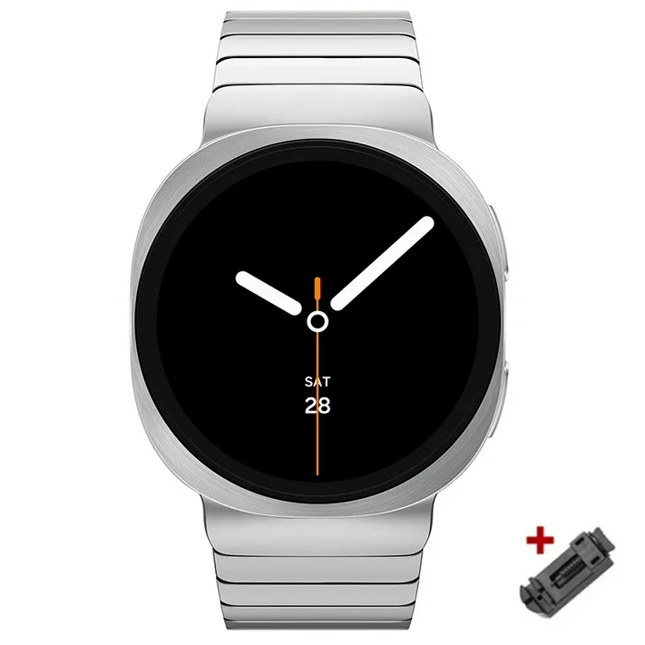 삼성 갤럭시 워치 8 4440mm 남성용 고급 메탈 스테인리스 스틸 브레이슬릿, 클래식 46MM 손목 밴드