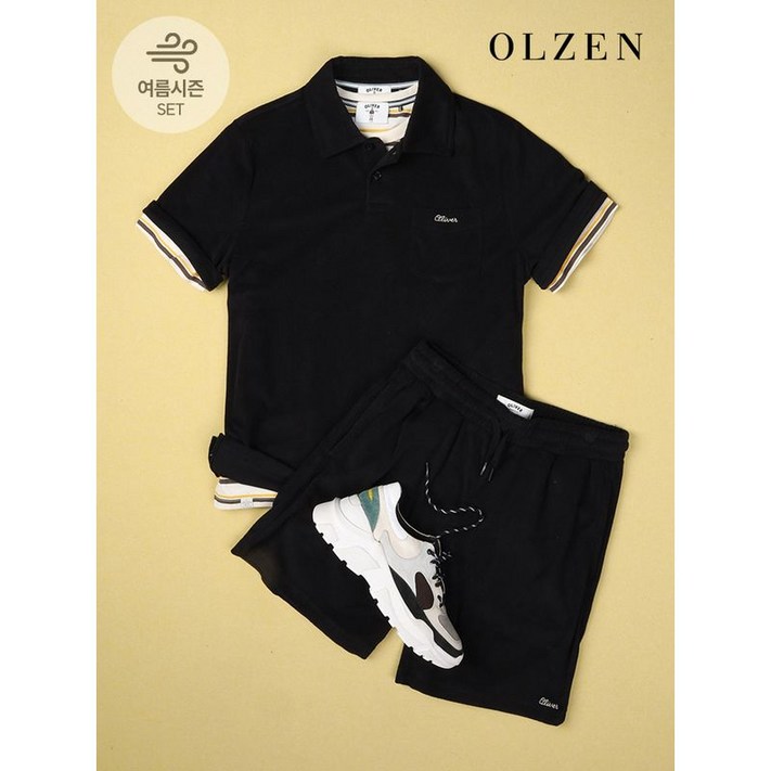 올젠 남녀공용 올리버 테리 썸머 셋업  ZMD2TT1101 ZMD2PH1101