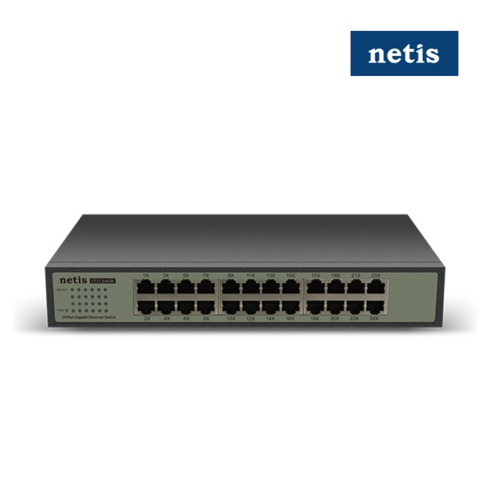 네티스 ST3124GM 24포트 스위칭허브 기가 LAN 1000Mbps, ST3124GM, 1개