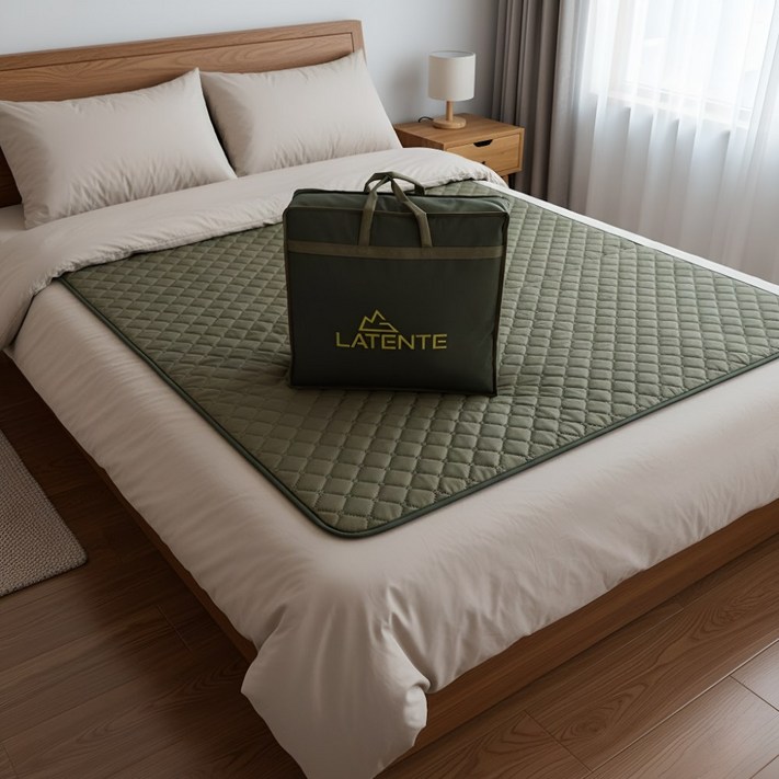 라텐트 프리미엄 캠핑전기매트 가정용 여행용 카본매트 캠핑용 탄소매트 캠핑전기장판