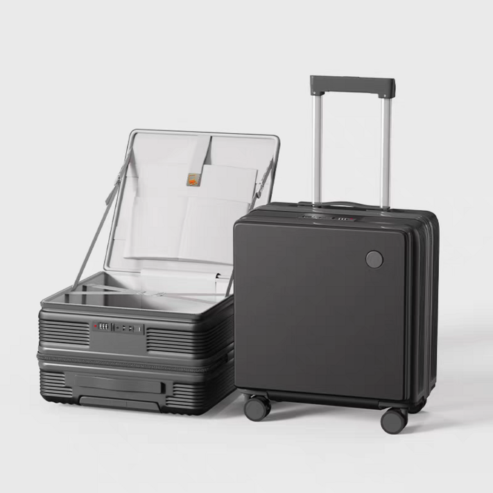 전면 오픈 캐리어 1820인치 기내용 캐리어 지퍼형