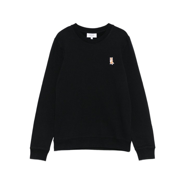 메종키츠네 폭스 자수 스웨트셔츠