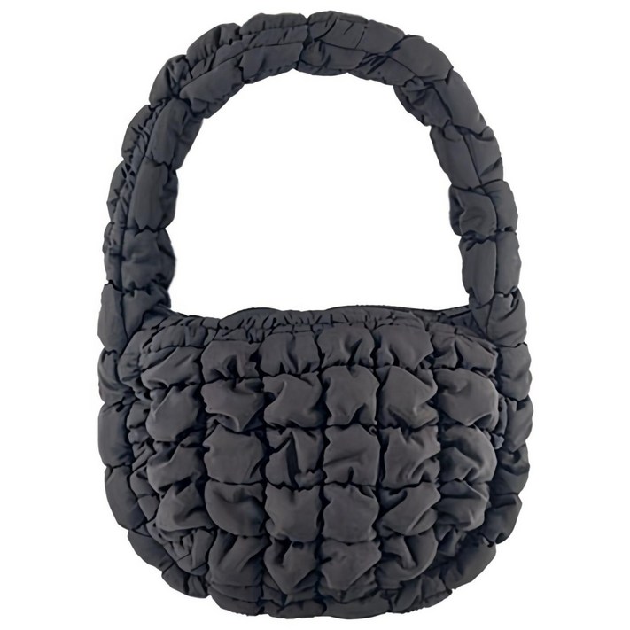 포시즌 퀼팅 숄더백 미들사이즈