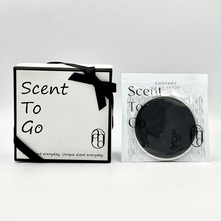 아망디에 차량용 방향제 센트투고 세트 조말론 차량용 방향제 호환 가능, 라임 바질 앤 만다린 리필거치대, 2개