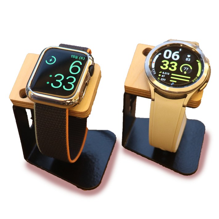 갤럭시워치 애플워치 원목 시계거치대 시계보관함 워치8 7 6 5 4