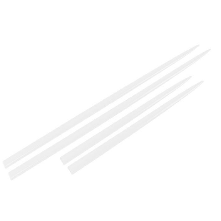 옵시디언 차량용 부착식 도어가드 4p 세트, 화이트, 1세트