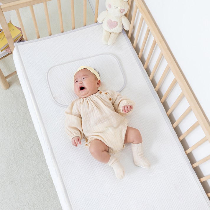 이몽 유아용 방수 스노우 쿨 매트, 화이트, 1개