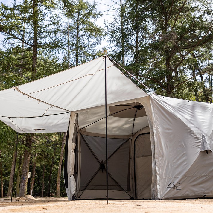 아이두젠 옥타곤 원터치 텐트 파워쉴드 육각 풀플라이 방한 커버  보관가방 세트