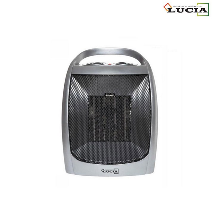 Lucia 세라믹 PTC 팬히터 미니온풍기 1400W소형히터 탁상용히터 책상히터 발히터 발난로 캠핑히터