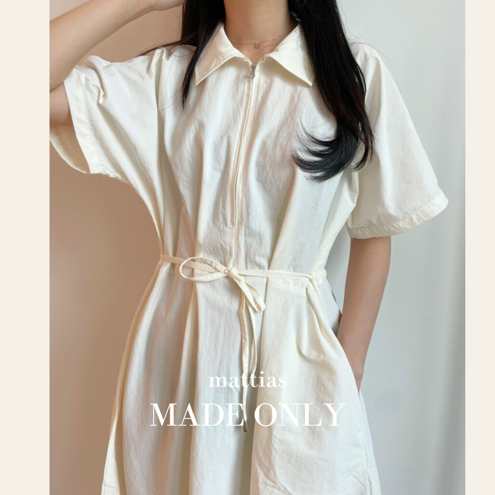 마띠아 애견 미용사 가운 미용 앞치마 바스락 스트링 롱 원피스 방수 미용복 옷 유니폼