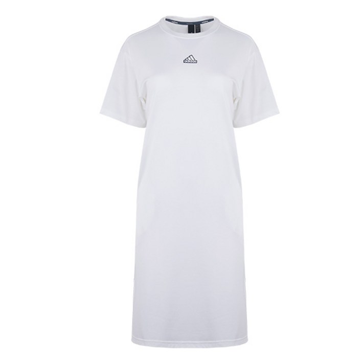 아디다스 여성 WORD 티드레스 반팔 롱 원피스 IM8750