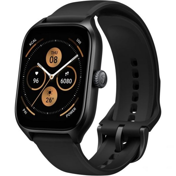 Amazfit GTS 4 스마트 워치 남성용 43mm Alexa 내장 GPS 블루투스 통화 & 문자 8일 배터리 수명 심박수 수면 추적 AI 피트니스 앱 150+ 스포츠 모드