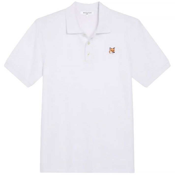 메종키츠네 폭스헤드 PK반팔티 FU00203KJ7007 화이트