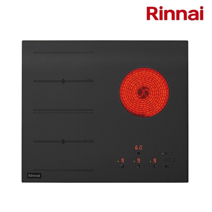 린나이 3구 빌트인 하이브리드 전기레인지 HYF3200 타공사이즈 560x430480 공용, HYF3200N, 빌트인