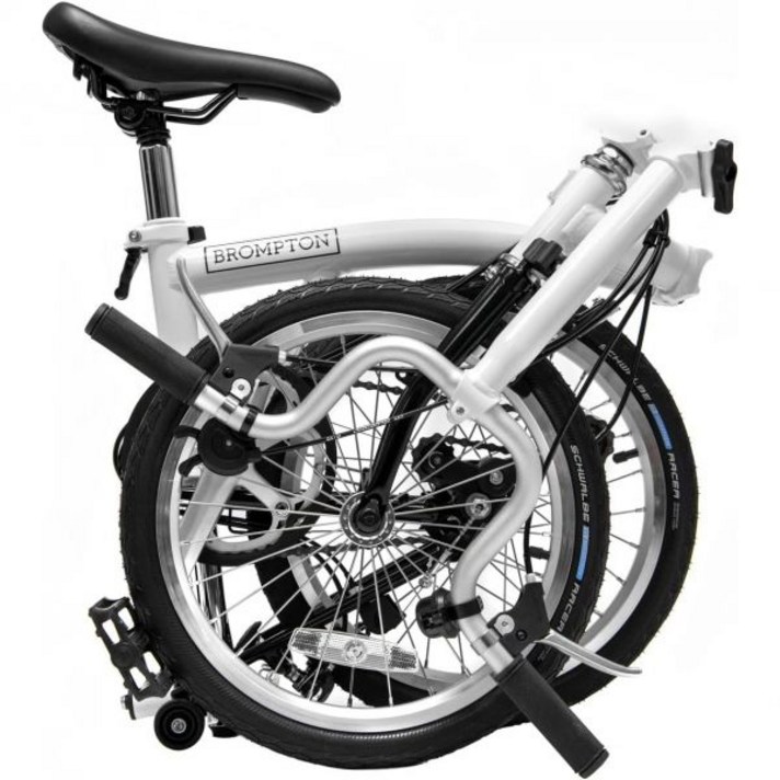 브롬톤 Brompton A Line 3단 접이식 자전거화이트