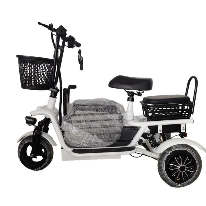 세발전기자전거 3인승 삼륜 전동스쿠터 8ah