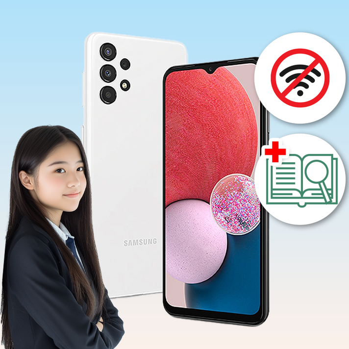 자급제 삼성 공신폰 새제품 갤럭시 SMA135N 공부폰 학생폰 키즈 우등생폰