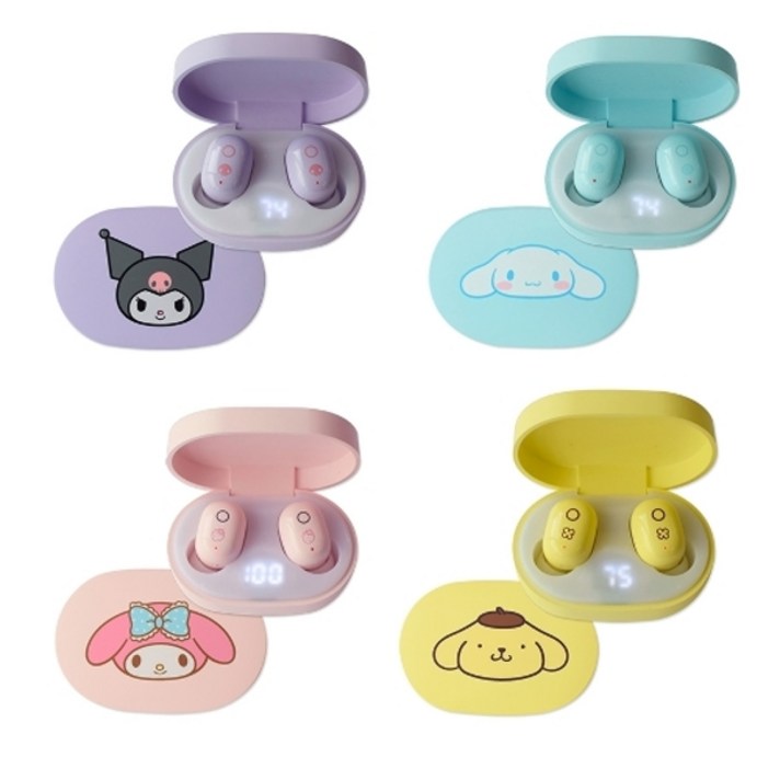 산리오 쿠로미 헬로키티 케릭터즈 블루투스 무선 이어폰 SCDVK9
