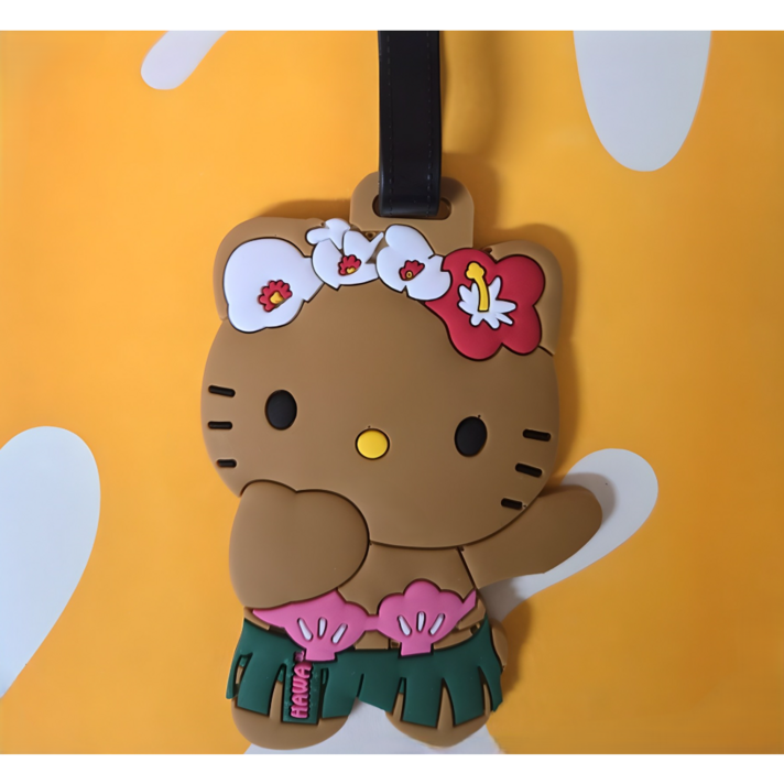 모모상점 키티 여행용 캐리어 골프백 하원 가방 네임택 5종