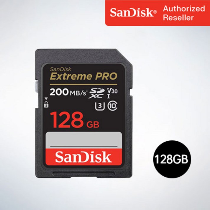 sd카드64gb 샌디스크 SD메모리카드 SDXC Extreme Pro 익스트림 프로 UHS-I SDXXD 128GB