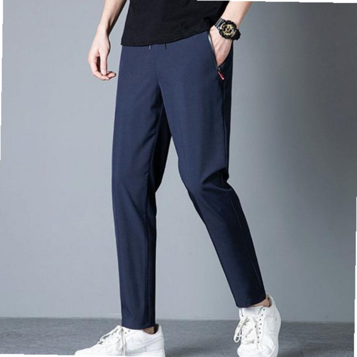 남성 시원한 스판 슬랙스 정장핏 데일리 슬림 팬츠