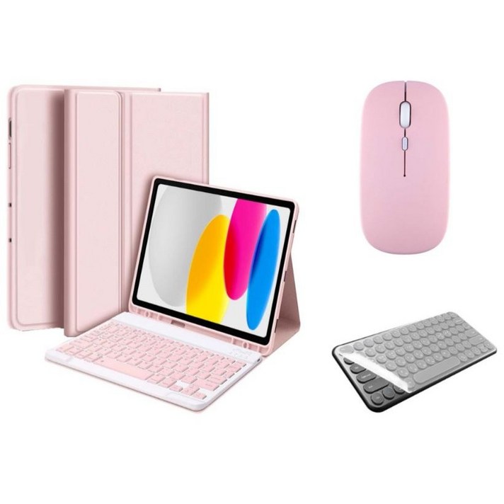 아이패드 전용 에어 프로 미니 12345678910 세대 M2 M4 펜슬 수납 블루투스 키보드 케이스 무선 마우스 세트 iPad Pro Air Mini 케이스나라