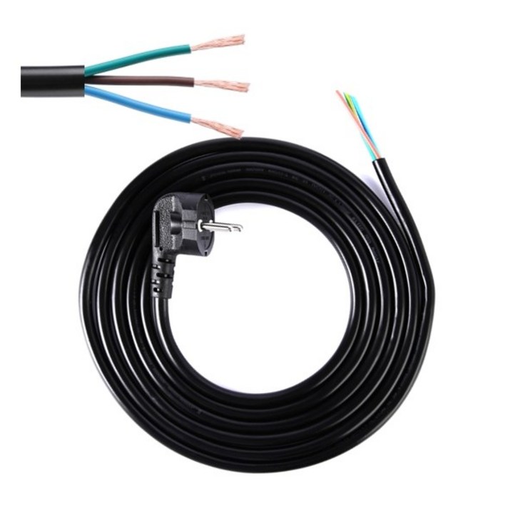 LED앤샵 전기코드선 전선 전기선 접지케이블 전원코드선 전선코드 1.5SQX3C (3M,5M) 220V 전기코드 파워코드 전원선 측면접지선 코드선 백색,회색
