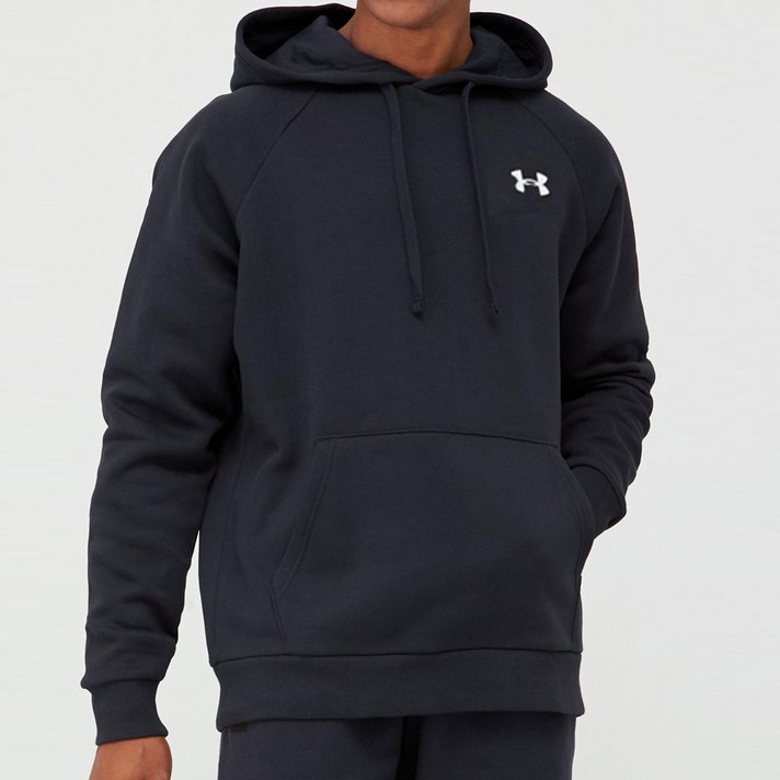 언더아머 남성용 후드티 로고 기본 긴팔티 플리스안감 오버핏 코튼 모자티셔츠 캐주얼 운동복 패션 후디 트레이닝복상의 츄리닝